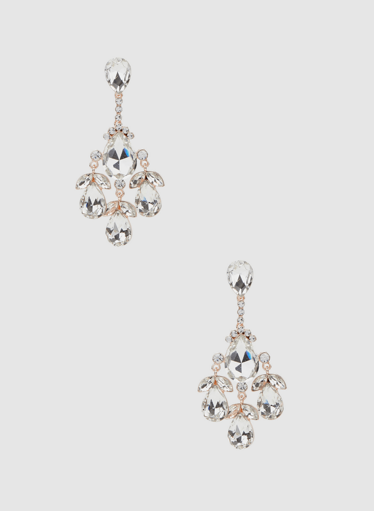 Accessories - Crystal Cluster Dangle Earrings - Laura
