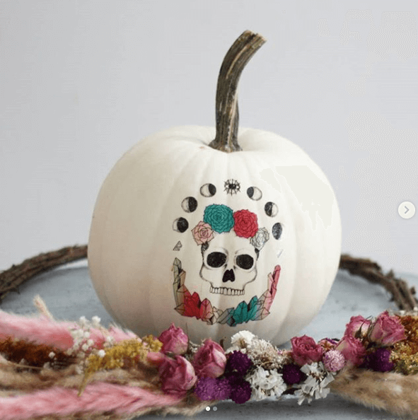 Laura Blog - Laura - DIY Pumpkin Carving Ideas - No-Carve Pumpkin