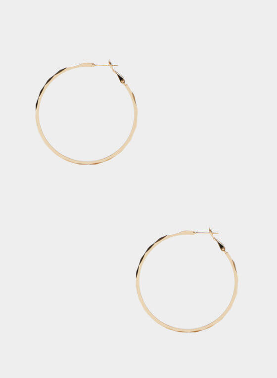 Laura Blog - Melanie Lyne - Spring Collection 2019 - Mother's Day - Textured Hoop Earrings