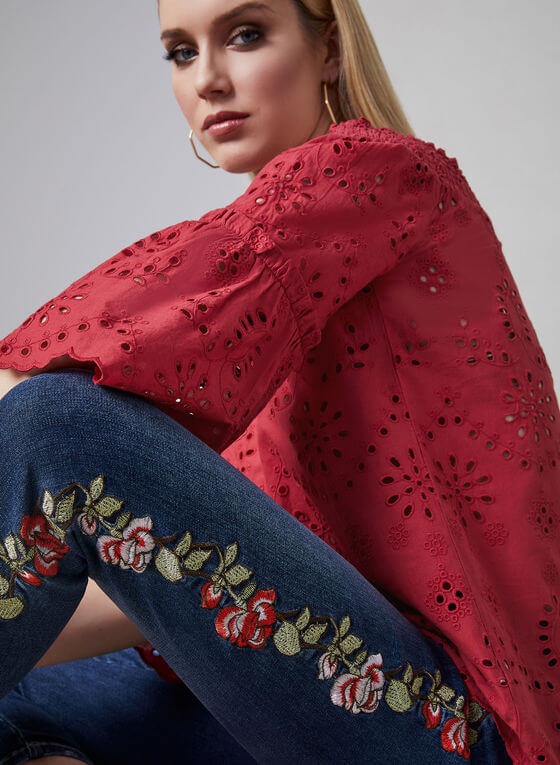 Laura Blog - Melanie Lyne - Fall-Winter Collection 2019 - Embroidered Jeans