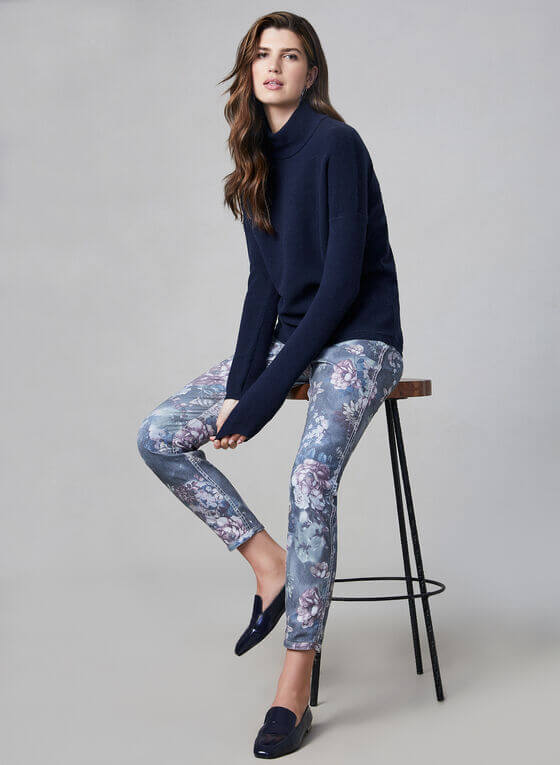 Blogue Laura - Melanie Lyne - Collection Automne-Hiver 2019 - Jeans réversible à jambe étroite