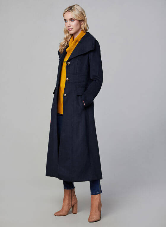 Laura Blog - Karl Lagerfeld Paris Military Wool Coat - Melanie Lyne