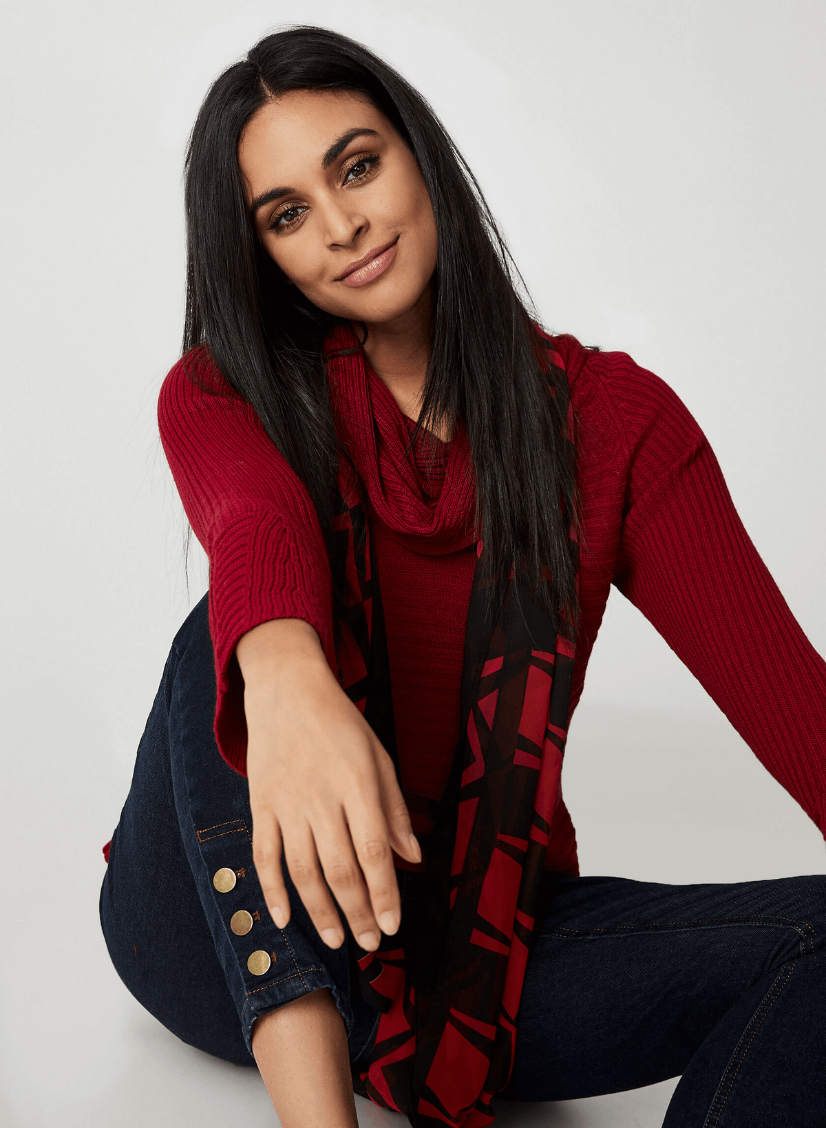 Cowl Neck Sweater - Laura